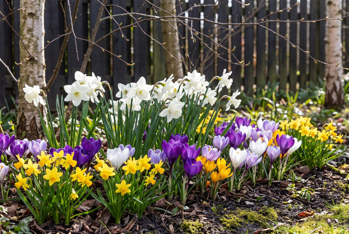 Natuurlijke tuin Bosrand — alle soorten samen in bloei