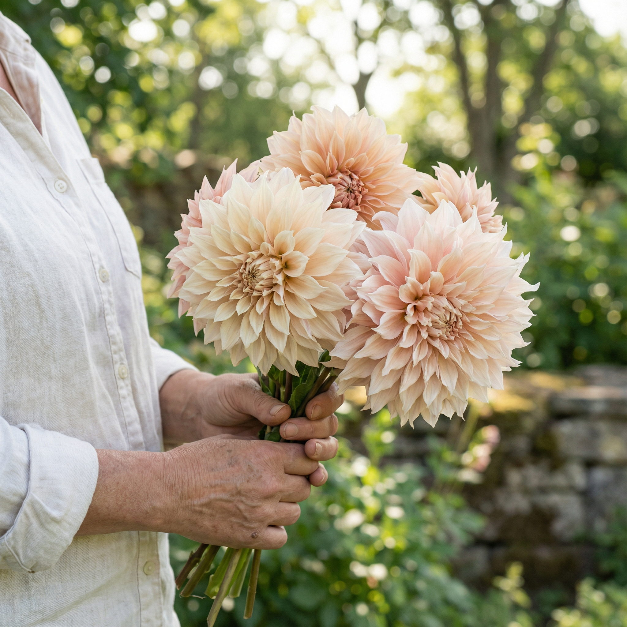 Dahlia Cafe au Lait