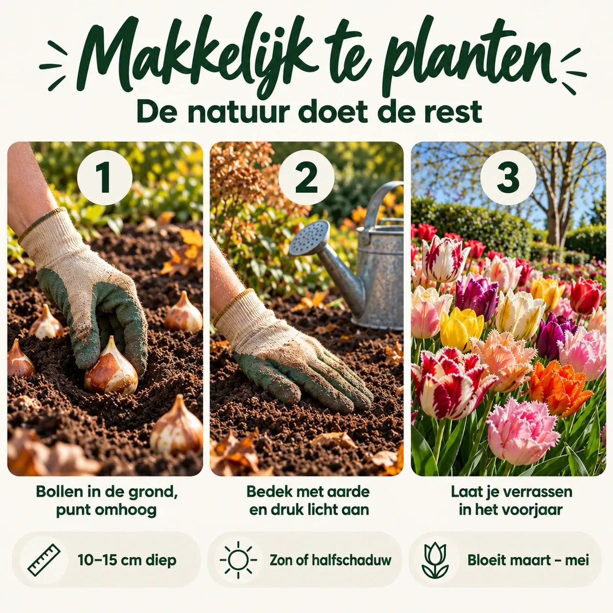 Tulpen Mysterybox — makkelijk te planten in drie stappen
