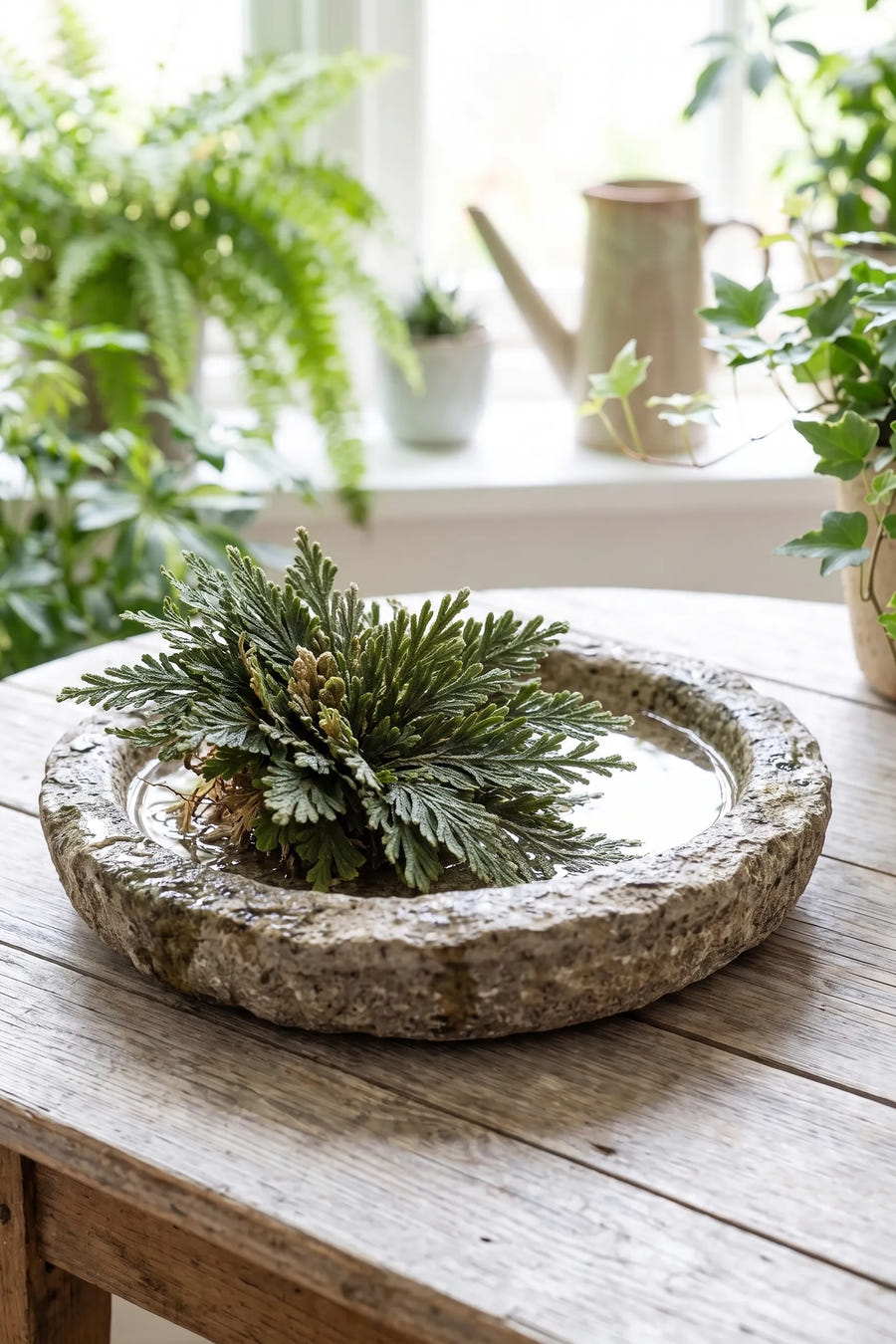 Selaginella Roos van Jericho — in de border