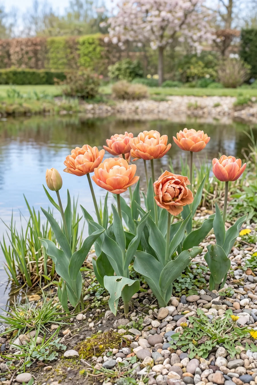 Tulipa Copper Image — in de border