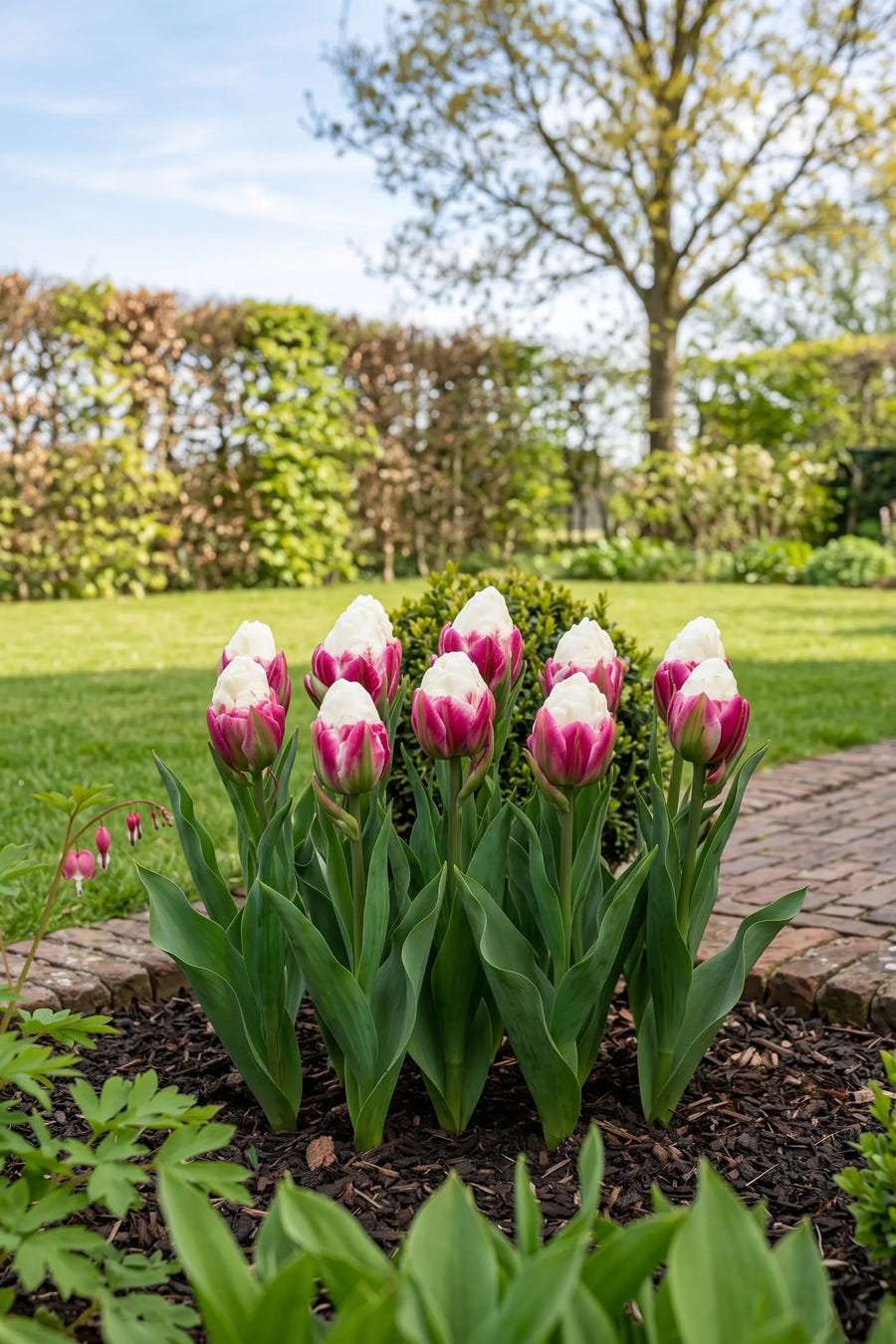 Tulipa Ice Cream Garden — in de border, extra beeld