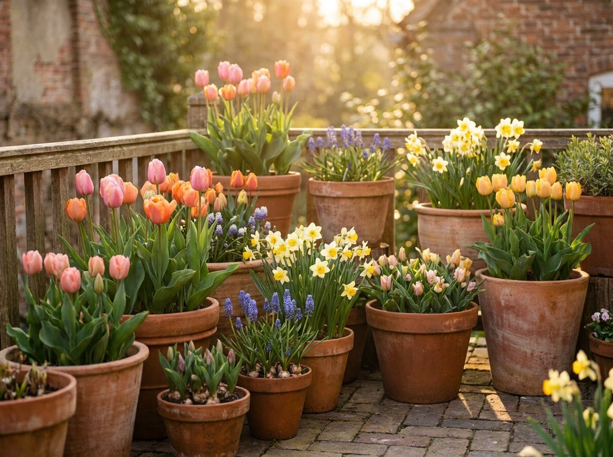 Bulbs for pots and balcony